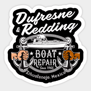 Dufresne & Redding Boat Repair Zihuatanejo Mexico Sticker